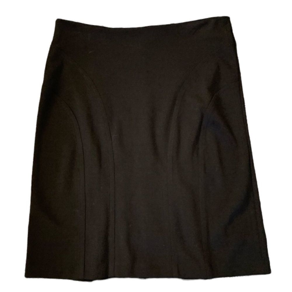 NY Collection black career skirt Size 8